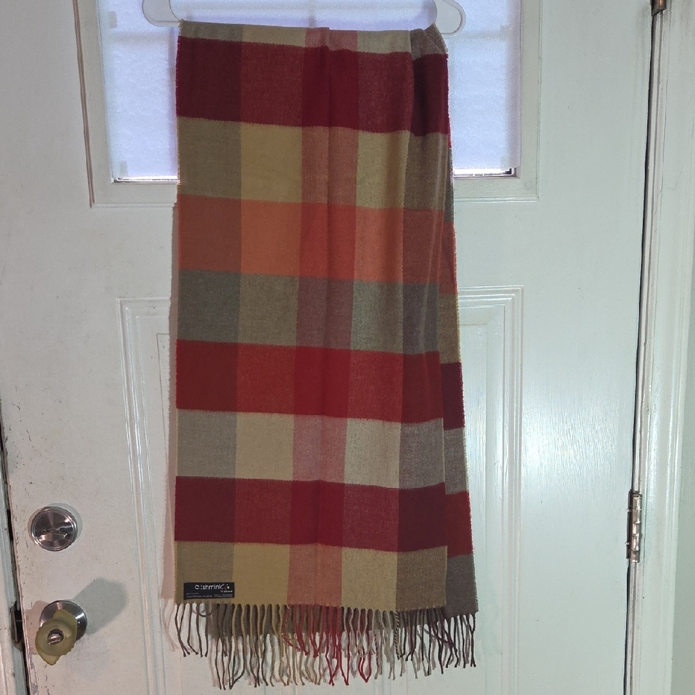 Colorful Plaid Scarf